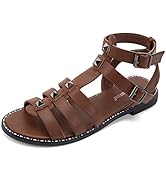 靴 MEDI WESTERN BUCKLE SANDALS Cool Girl Studded Western Buckle Sandals | Windsor